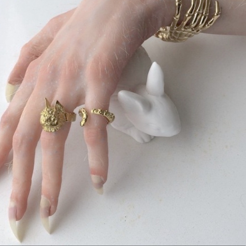Verameat Brussels Griffon Gold Ring